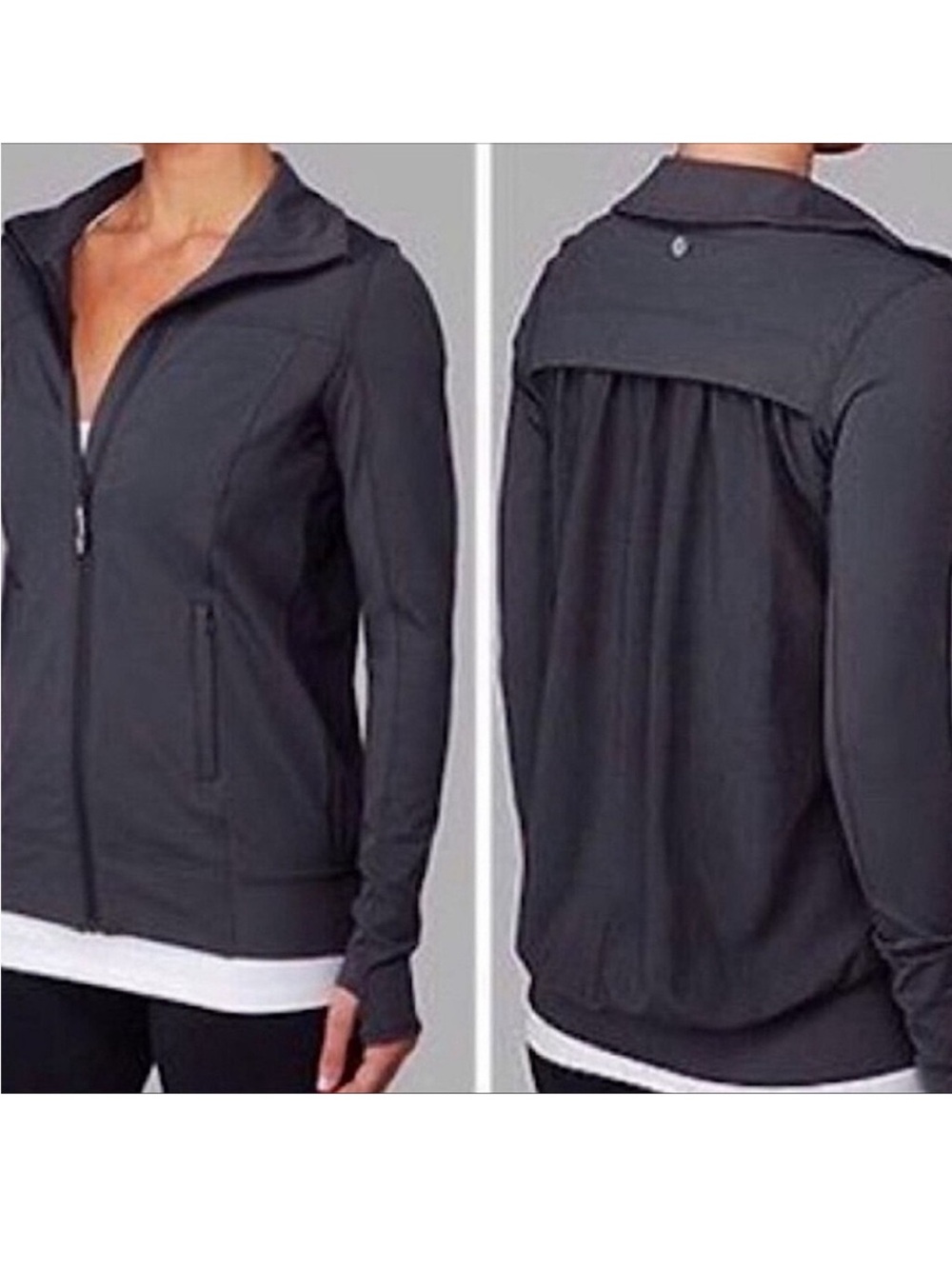 Lululemon Tadasana Get Started Mesh Jacket Size 8